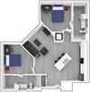 2 Bdrm Corner - B3